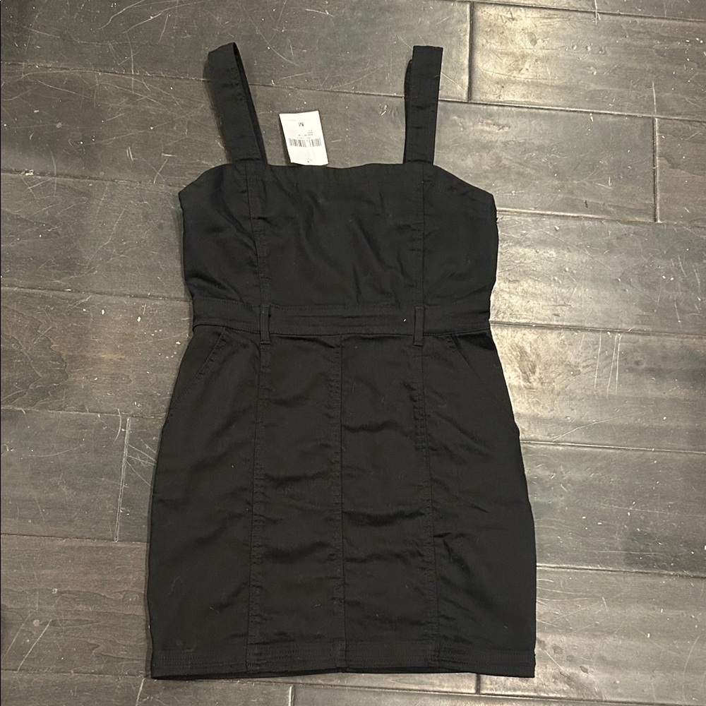 Forever 21 Black Denim Mini Dress